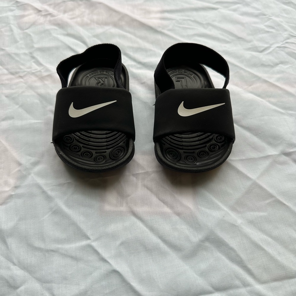 Nike Baby Black Slide Sandals